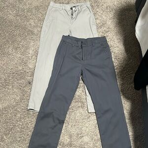 EuLUC Izod boys khakis - 2 pair 1 gray and 1 tan boys size 14